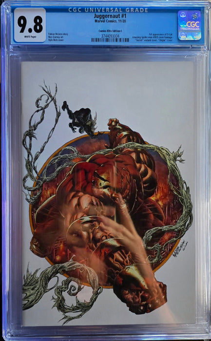 JUGGERNAUT #1 CGC 9.8 HOTZ SECRET WHITE VIRGIN COMICS ELITE EDITION C