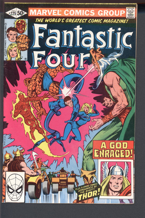 FANTASTIC FOUR #225 DIRECT EDITION MARVEL COMICS 1980