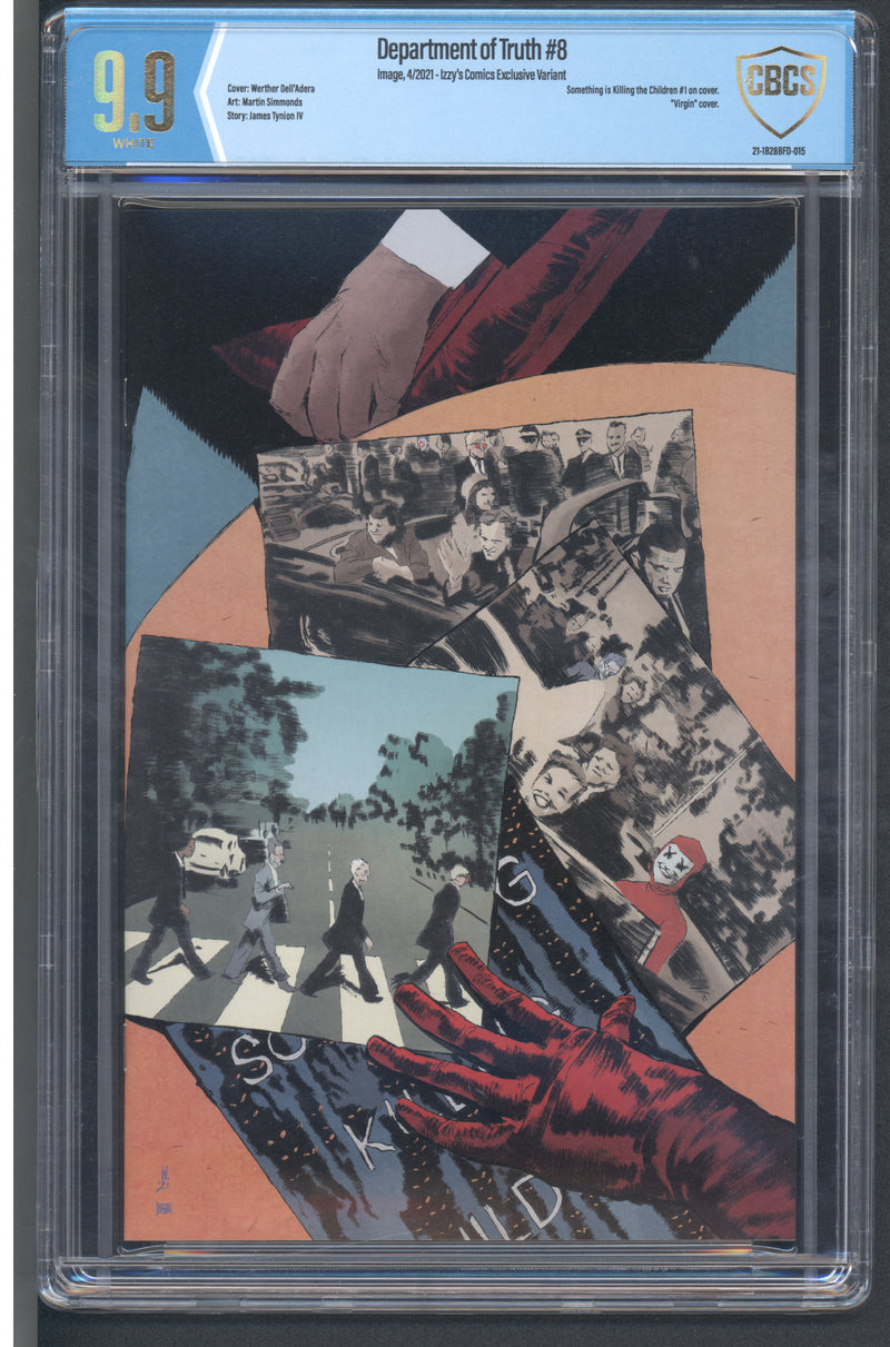 DEPARTMENT OF TRUTH #8 CBCS 9.9  DELL EDERA VIRGIN NEW LABEL