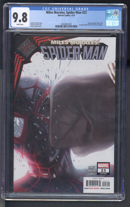 MILES MORALES SPIDER-MAN #23 CGC 9.8 CLARKE COVER 2021