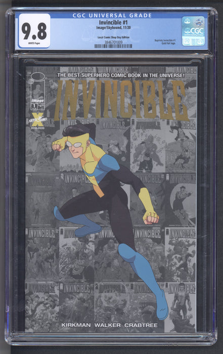 INVINCIBLE #1 CGC 9.8 LOCAL COMIC SHOP DAY EDITION