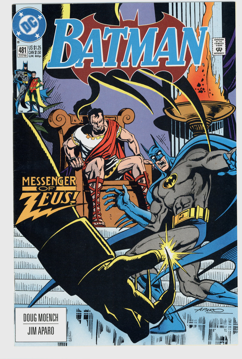 BATMAN #481 DIRECT EDITION 1992
