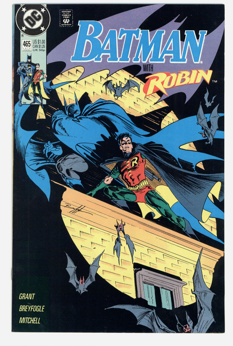 BATMAN #465 DIRECT EDITION 1991