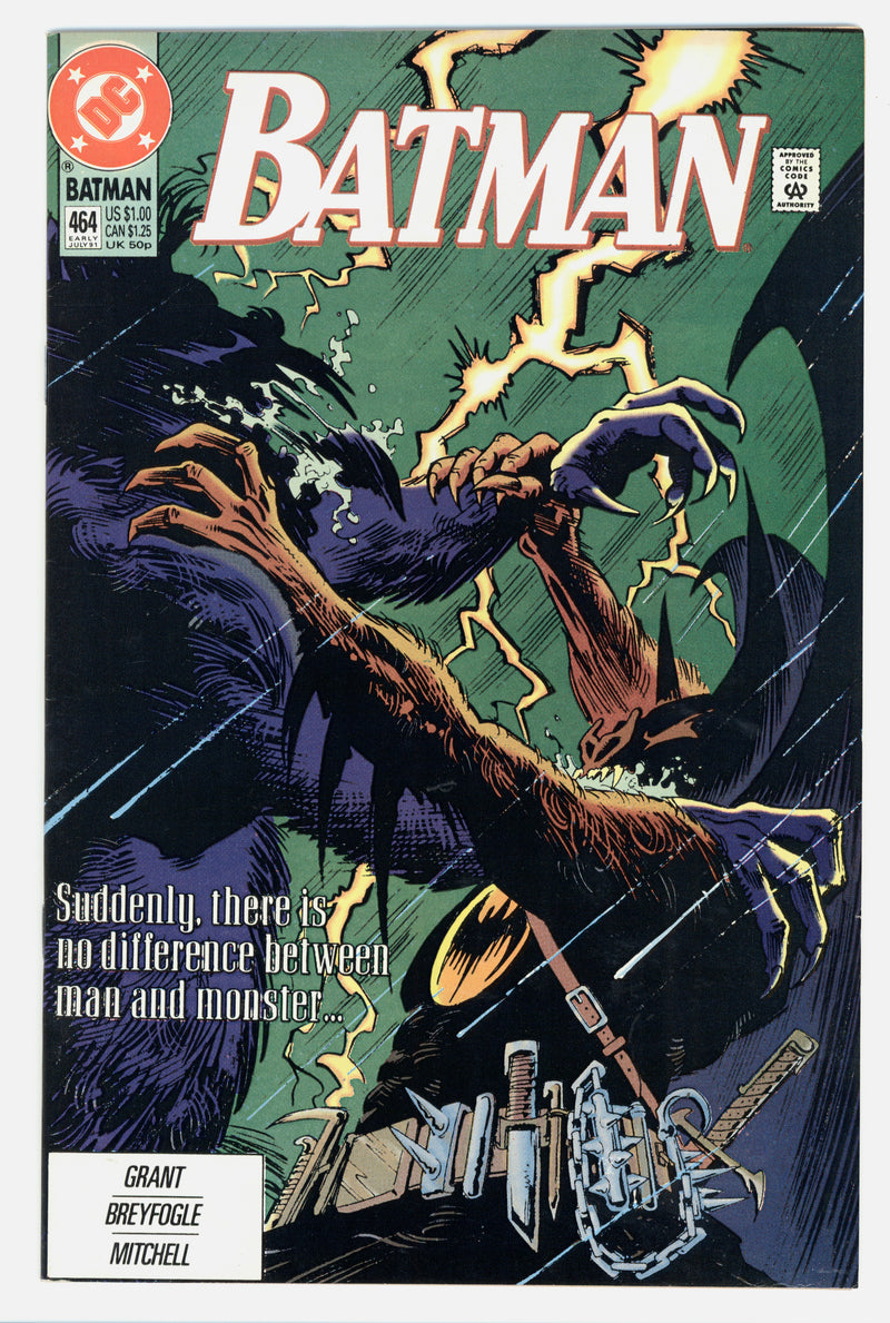 BATMAN #464 DIRECT EDITION 1991
