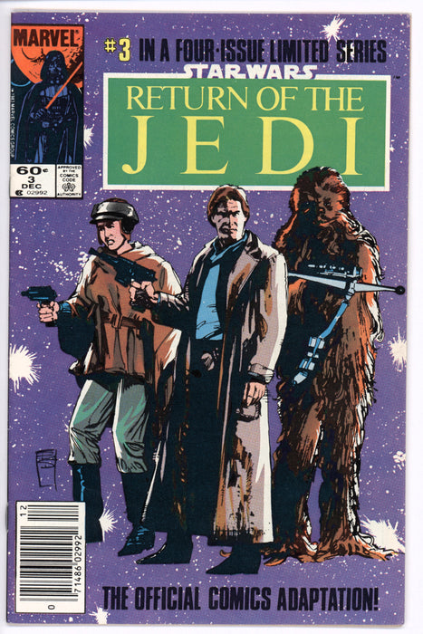 STAR WARS RETURN OF THE JEDI #3 NEWSSTAND 1983