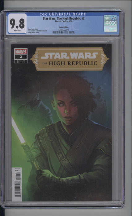 STAR WARS THE HIGH REPUBLIC #2 CGC 9.8 1:25 WITTER COVER