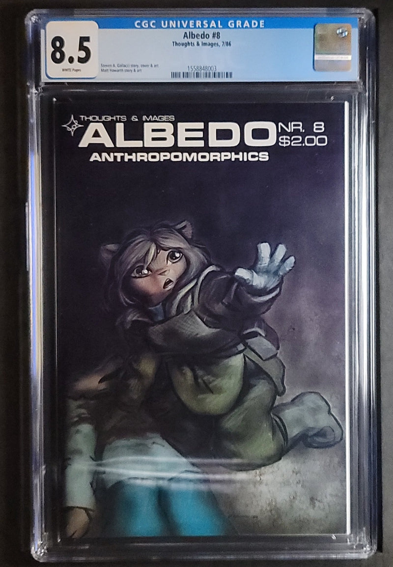 ALBEDO #8 CGC 8.5 1986