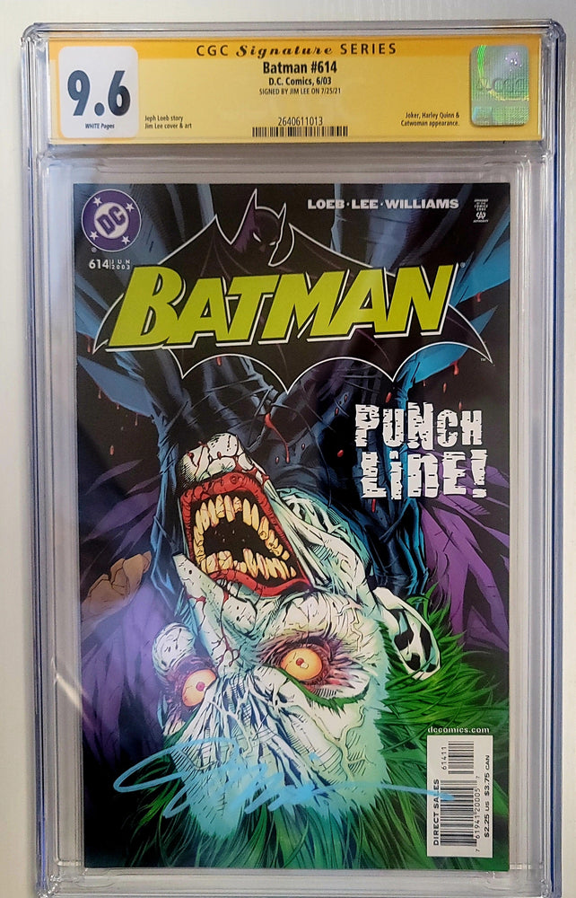 BATMAN #614 CGC SS 9.6 SIGNED BY LEE