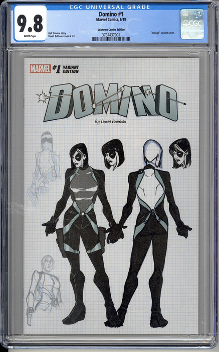 DOMINO #1 CGC 9.8 DAVID BALDEON 1:10 RATIO