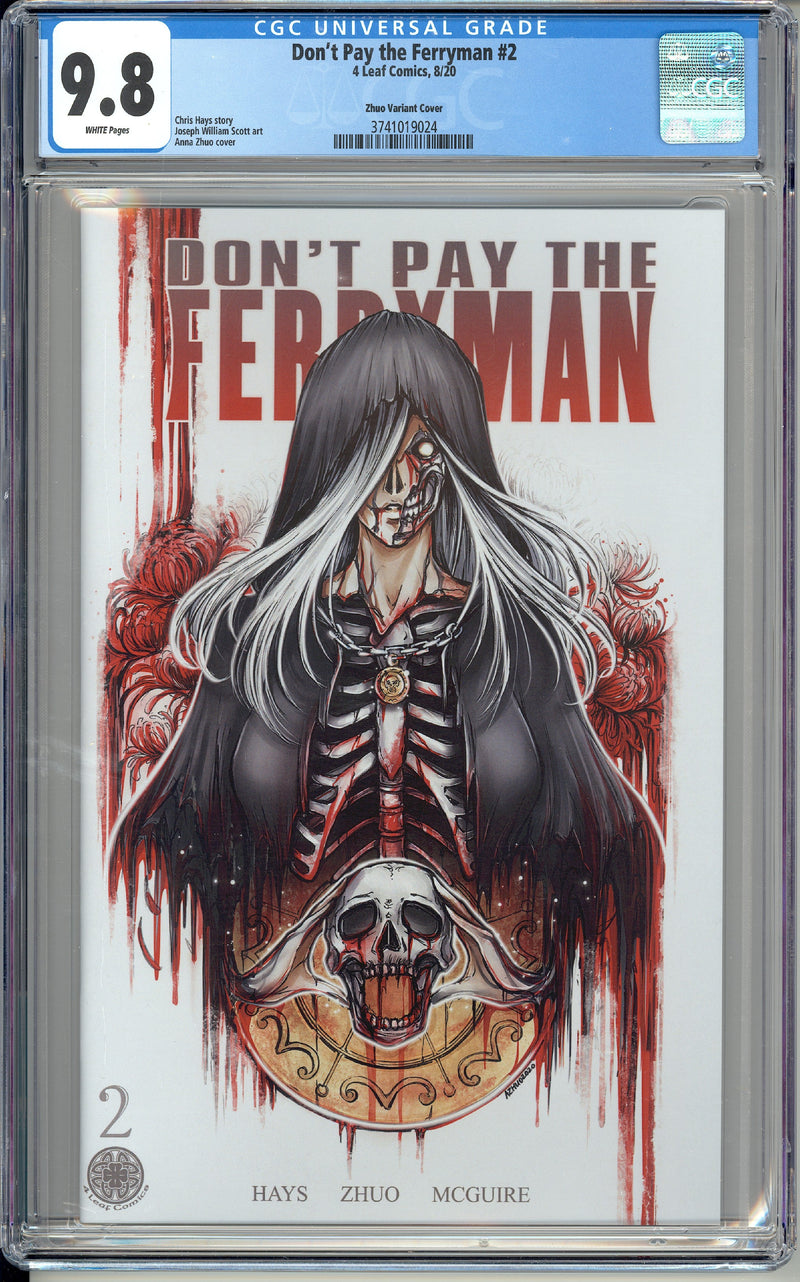 DON'T PAY THE FERRYMAN #2 CGC 9.8 ANNA ZHOU COVER KICKSTARTER