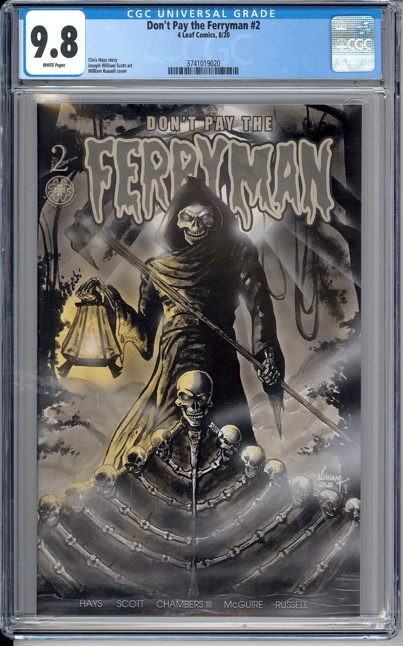 DON'T PAY THE FERRYMAN #2 CGC 9.8 WILLIAM RUSSELL KICKSTARTER