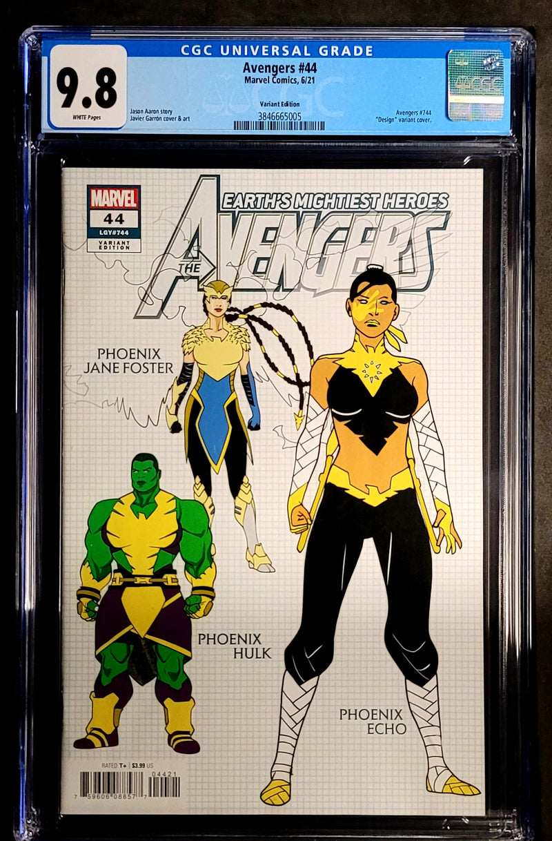 AVENGERS #44 CGC 9.8 GARRON 1:10 RATIO