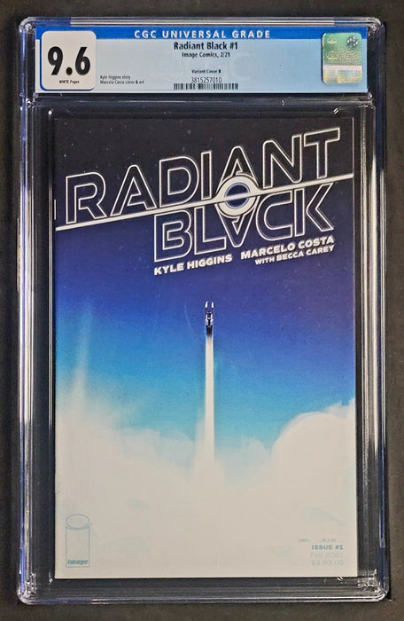 RADIANT BLACK #1 CGC 9.6 COSTA COVER