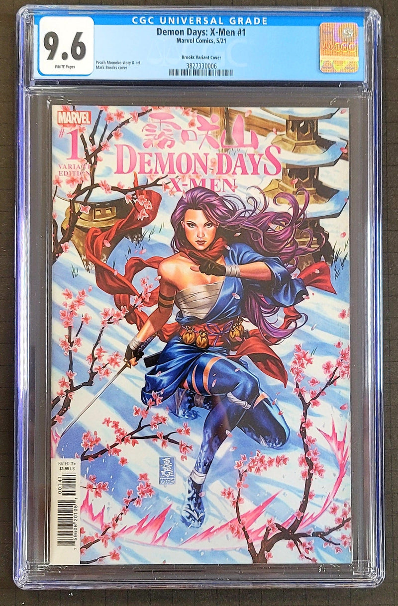 DEMON DAYS X-MEN #1 CGC 9.6 BROOKS TRADE COVER