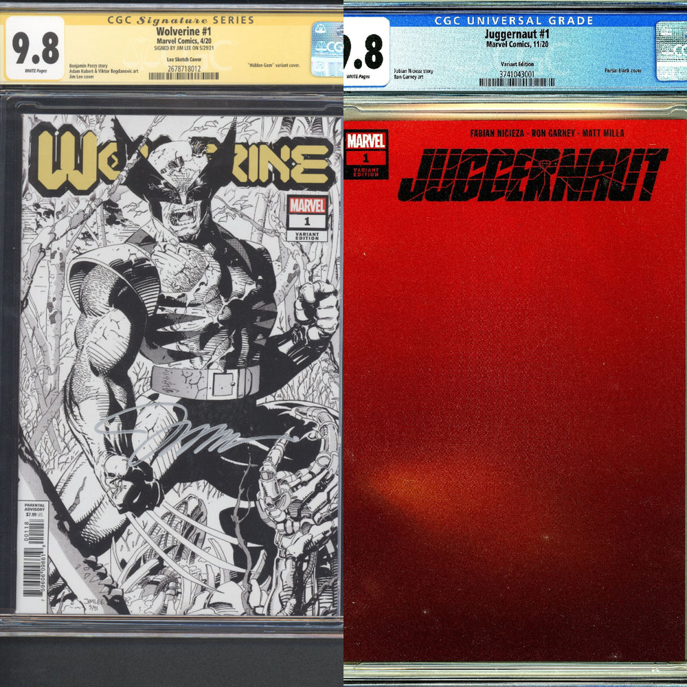 Wolverine #1  / Juggernaut #1 CGC Bundle
