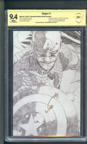 Black Panther #1 CBCS ART GRADE SIGNED & SKETCH BY RYAN KINCAID