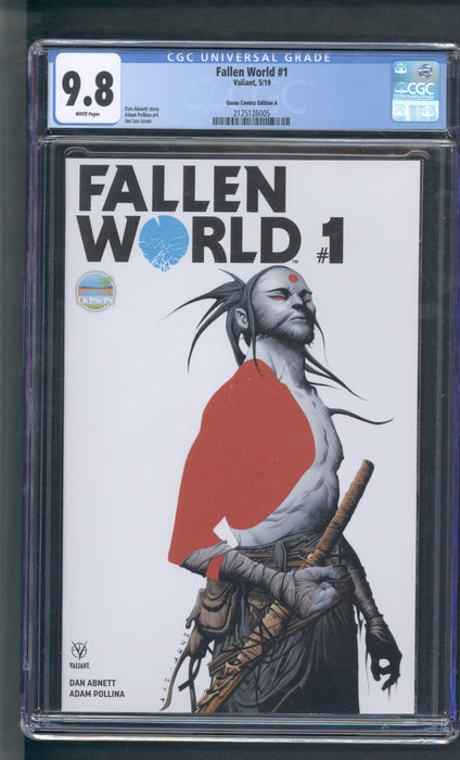 Fallen World #1 CGC 9.8 Oasas Comics Edition A