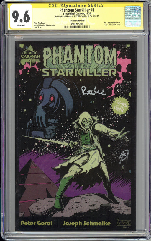 Phantom Starkiller #1 CGC SS 9.6 Goral Cover Signed by Goral & Schmalke