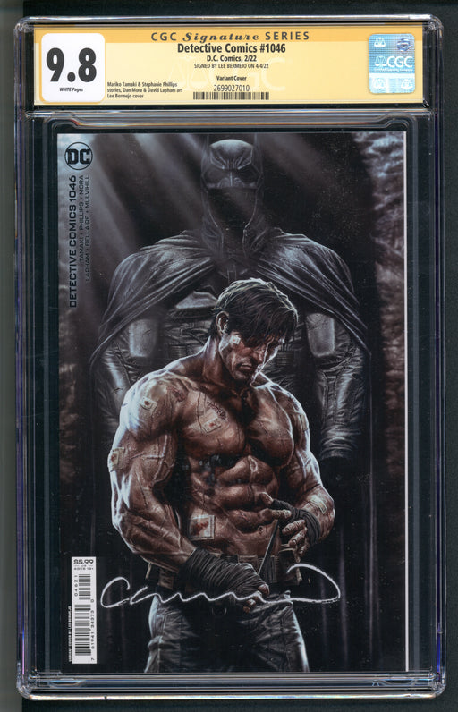 Detective Comics #1046 CGC SS 9.8 SIGNED BY LEE BERMEJO ON 4/4/22