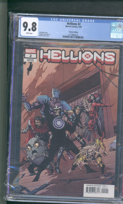 Hellions #2 CGC 9.8 1:25 Incentive Guice Variant
