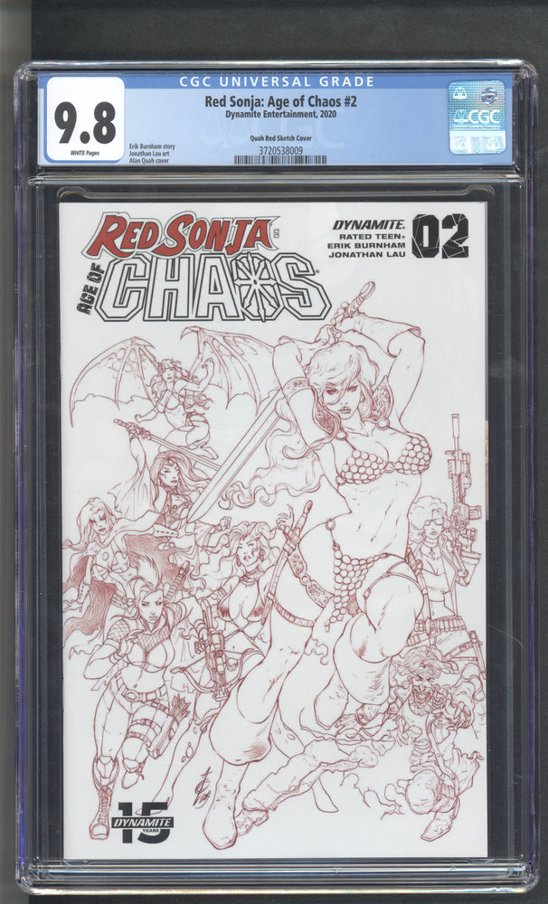 RED SONJA: AGE OF CHAOS #2 CGC 9.8