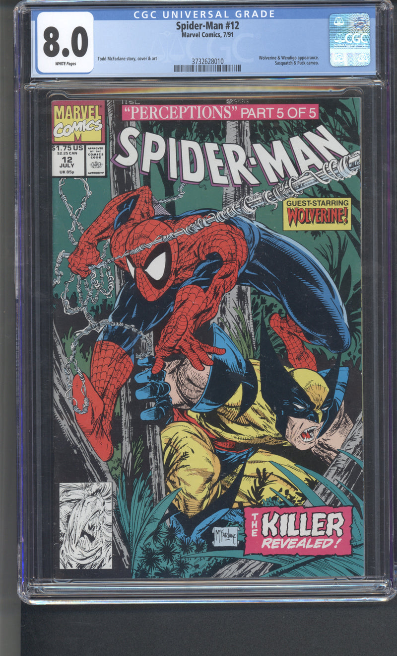 スパイダーマン #12 CGC 8.0 VOL. 1