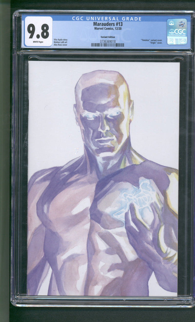 MARAUDERS #13 CGC 9.8 アレックス・ロス タイムレス アイスマン エディション