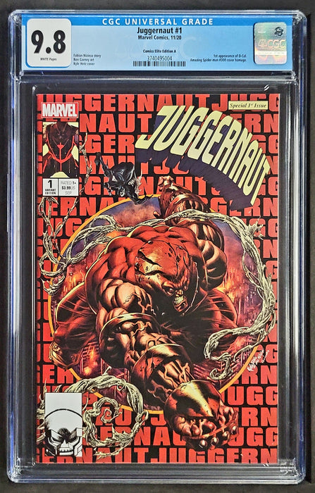 JUGGERNAUT #1 CGC 9.8 HOTZ COVER COMICS ELITE EDITION A
