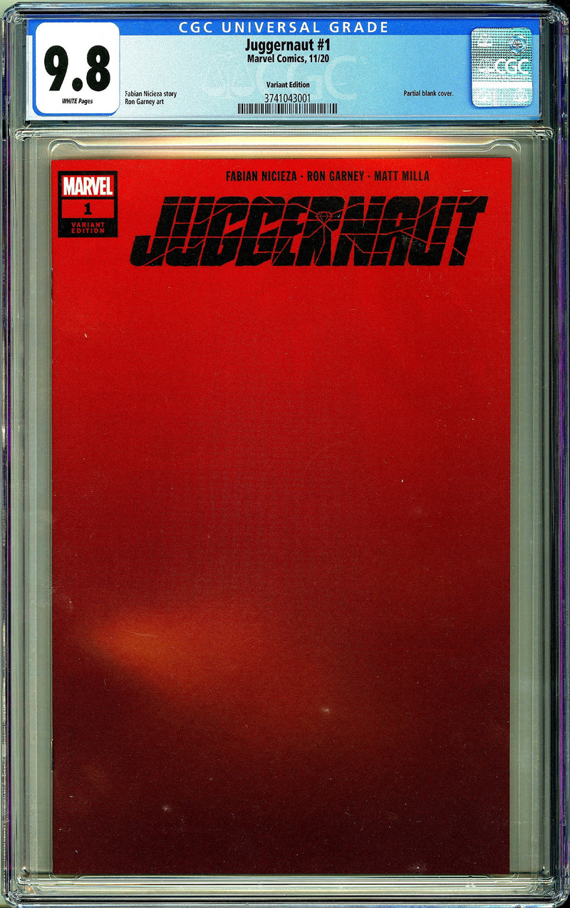 JUGGERNAUT #1 CGC 9.8 1:200 INCENTIVE BROWN & RED VARIANT COVER