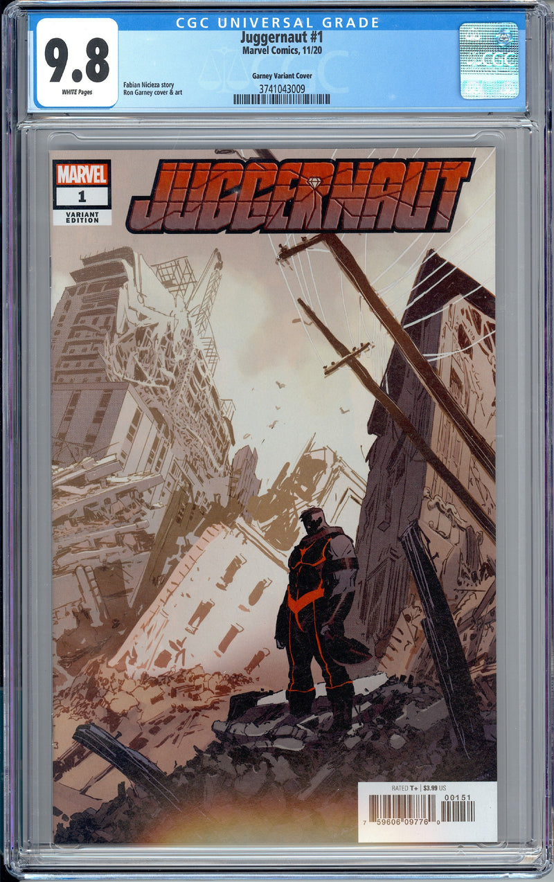 JUGGERNAUT #1 CGC 9.8 VARIANT RON GARNEY COVER