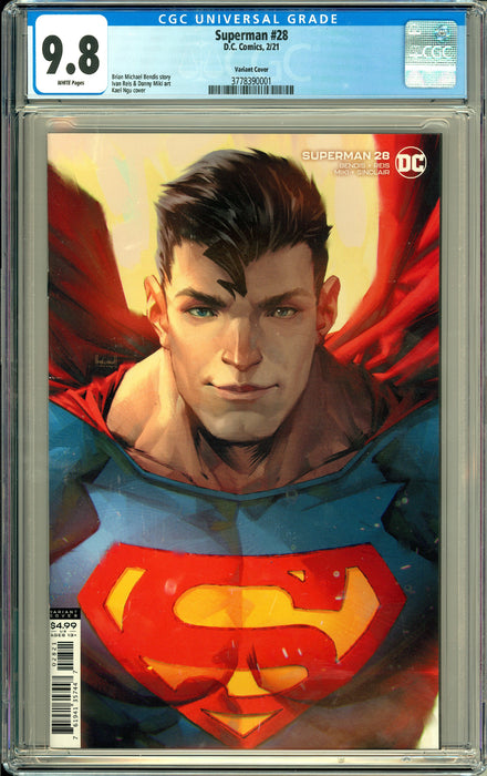 SUPERMAN #28 CGC 9.8NGU VAR ED