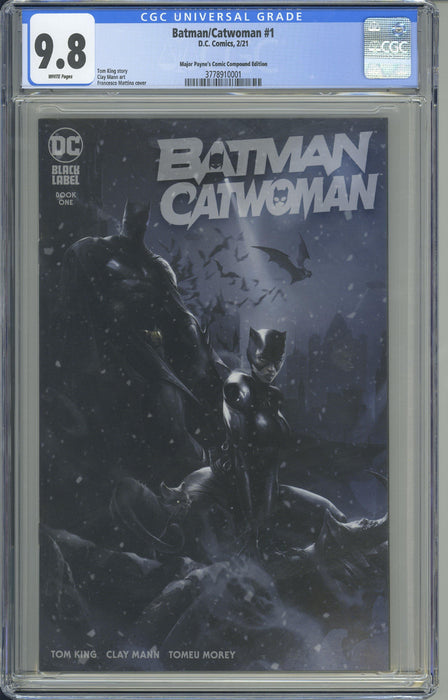 Batman/Catwoman #1 CGC 9.8 MPCC Mattina Variant - Major Payne's Comic Compound