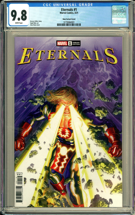 ETERNALS #1 CGC 9.8 ALEX ROSS VARIANT