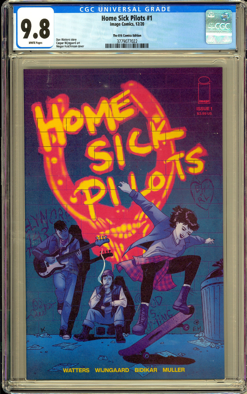 HOME SICK PILOTS #1 CGC 9.8 MEGAN HUTCHINSON COVER