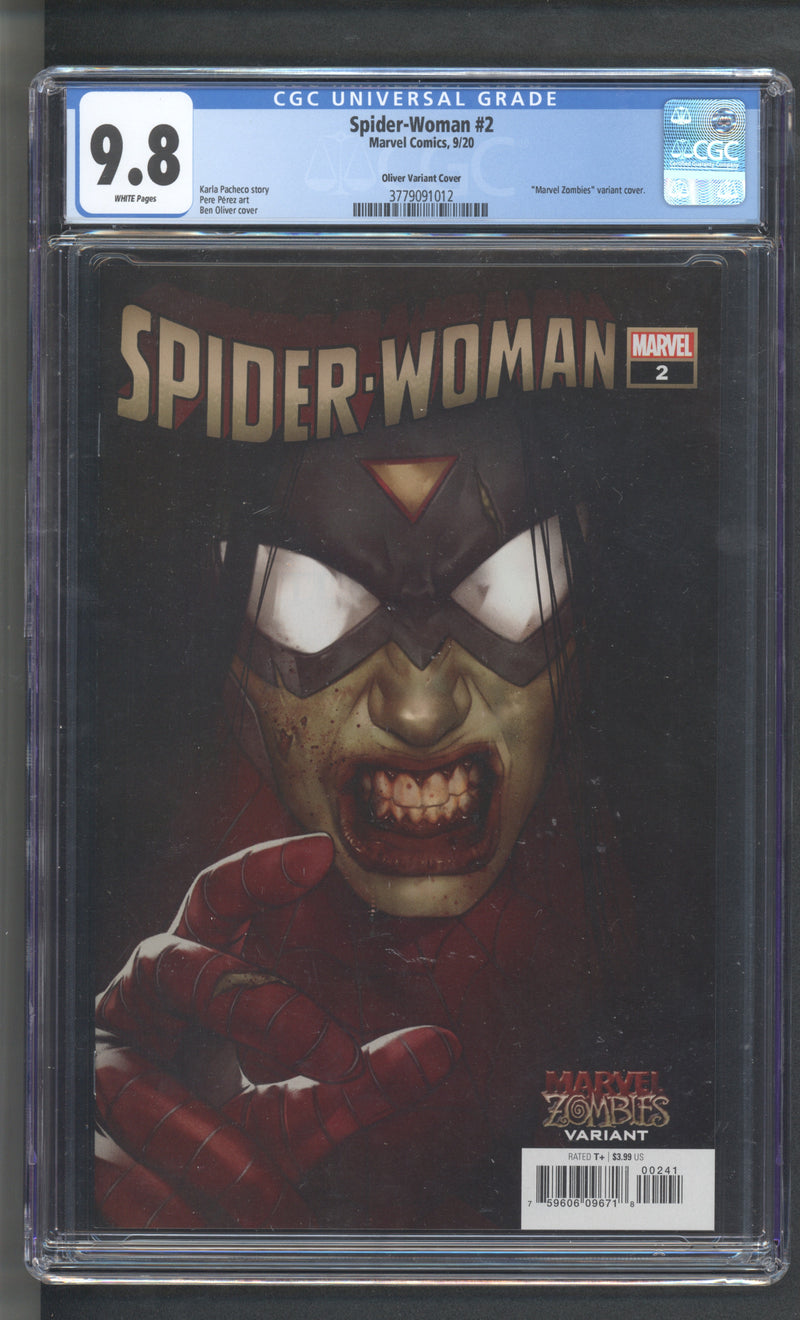 SPIDER-WOMAN #2 OLIVER VARIANT CGC 9.8