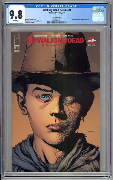 WALKING DEAD DELUXE #4 CGC 9.8 2ND PRINT