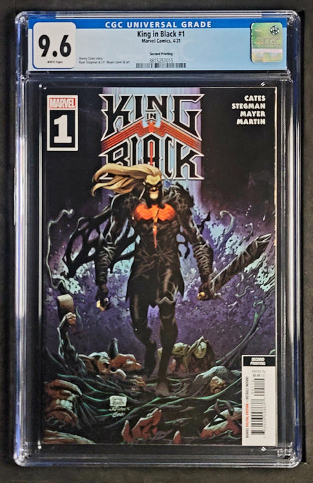 KING IN BLACK #1 CGC 9.6 2ND PTG STEGMAN VAR