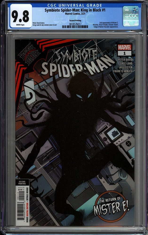 Symbiote Spider-Man: King in Black #1 CGC 9.8 2nd Print