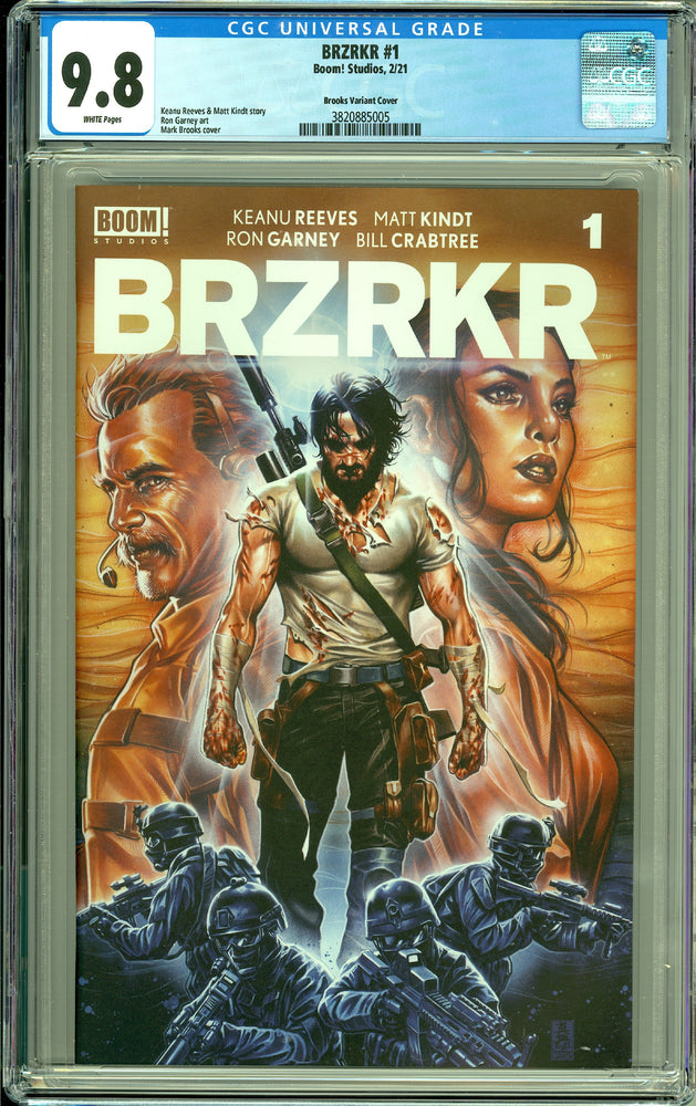 BRZRKR #1 CGC 9.8 Brooks Variant Cover B