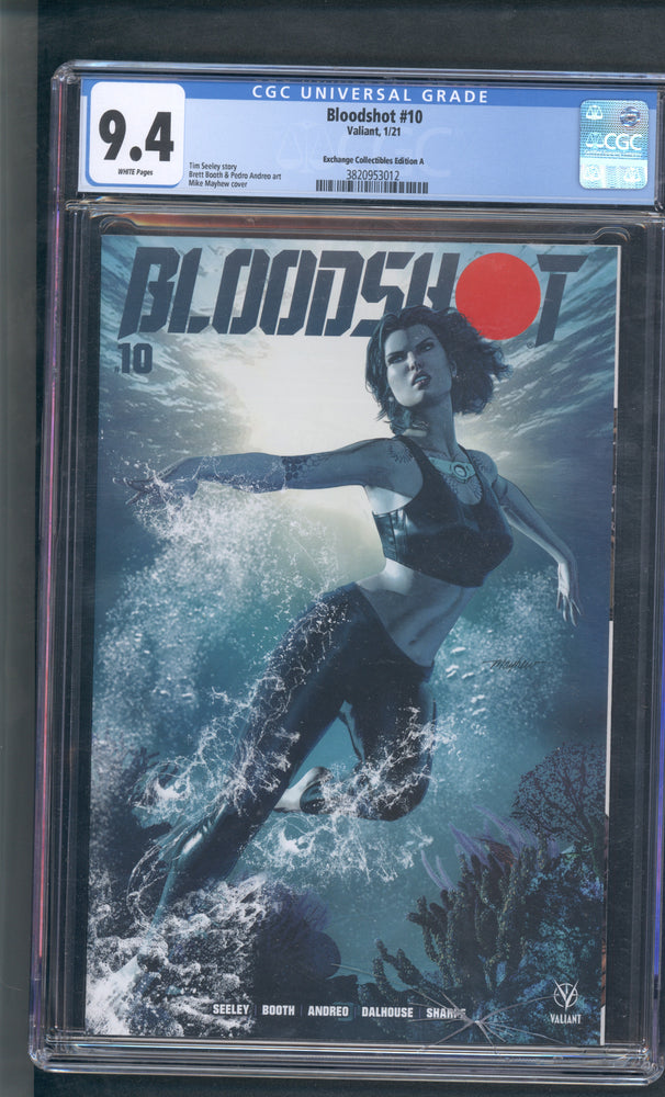 Bloodshot #10 CGC 9.4 Mike Mayhew Edition A