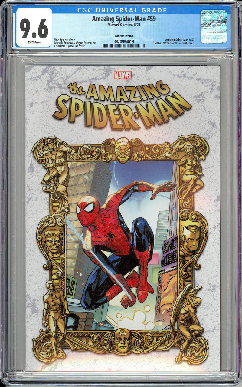 AMAZING SPIDER-MAN #59 CGC 9.6 MASTERWORKS VARIANT