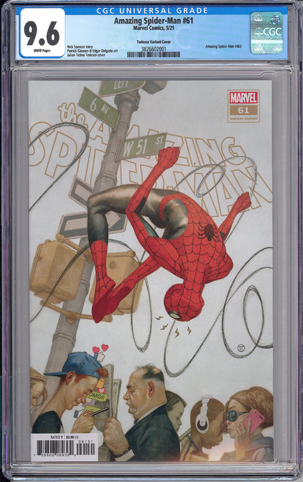AMAZING SPIDER-MAN #61 CGC 9.6 TEDESCO VARIANT