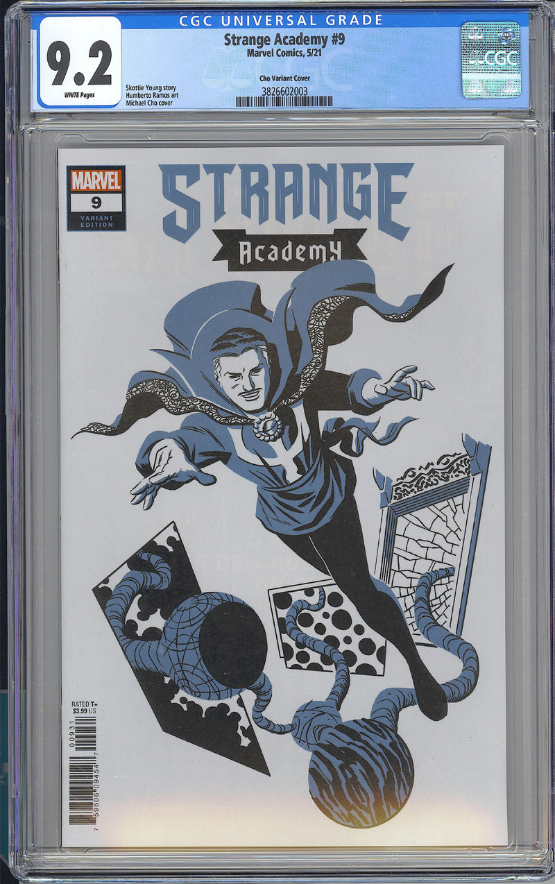 ストレンジアカデミー #9 CGC 9.2 マイケル・チョー ツートーン