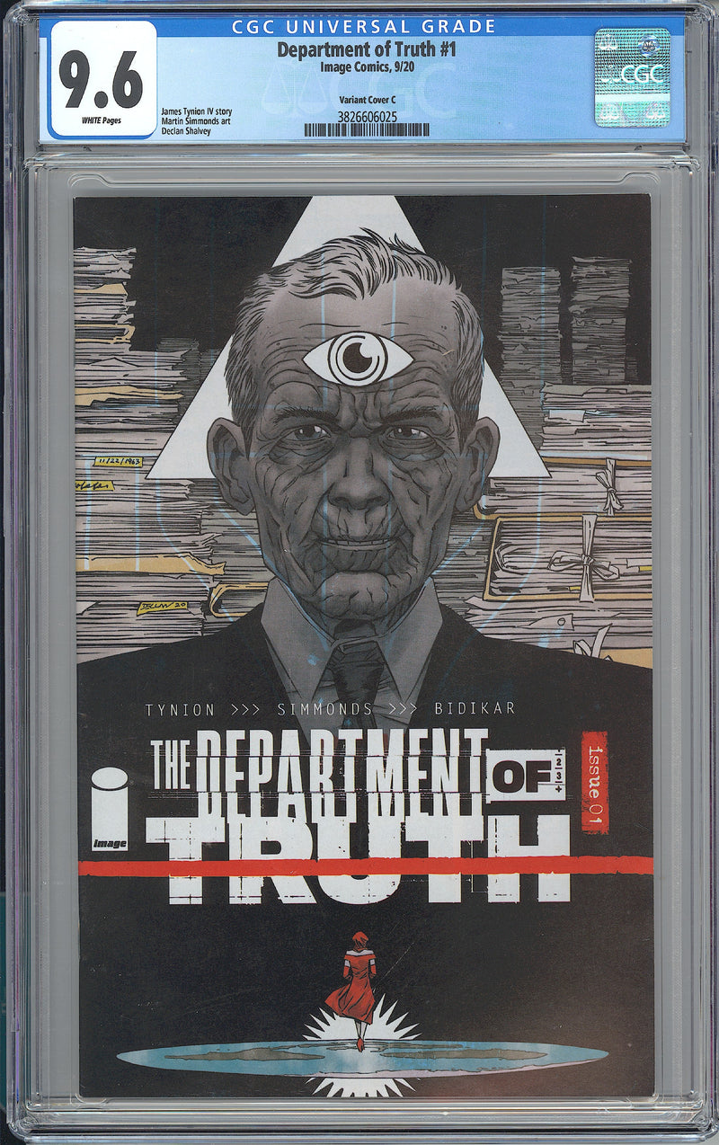 DEPARTMENT OF TRUTH #1 CGC 9.6 SHALVEY 1:10 INCV
