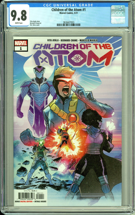 Children of the Atom #1 CGC 9.8 Silva Cover