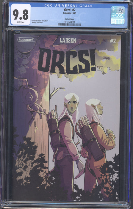 ORCS! #2 CGC 9.8 VARIANT COVER