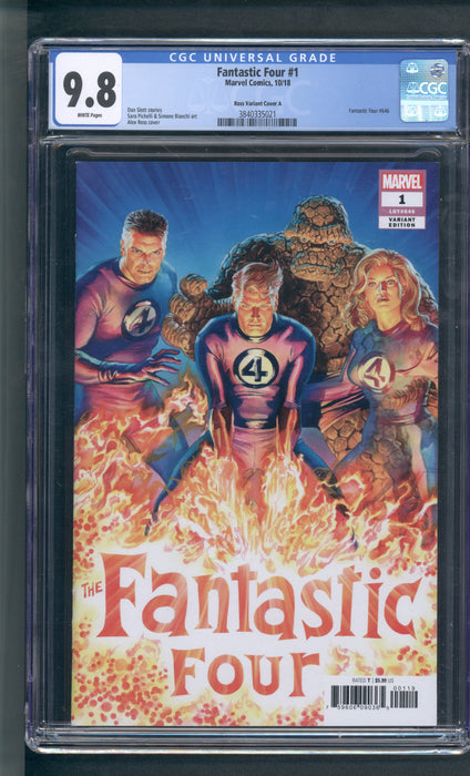 Fantastic Four #1 CGC 9.8 Alex Ross Cover A