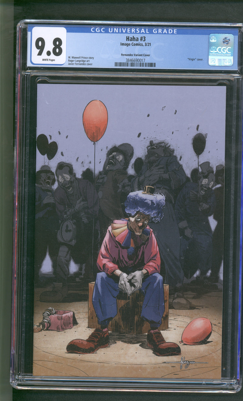 HAHA #3 CGC 9.8 FERNANDEZ VIRGIN VARIANT