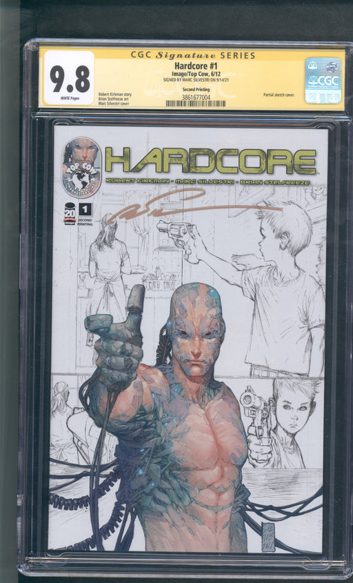 Hardcore #1 CGC 9.8 Signed By Marc Silvestri Second Print
