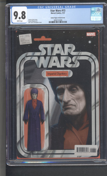 STAR WARS #13 CGC 9.8 ACTION FIGURE VARIANT
